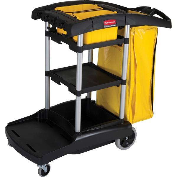 Rubbermaid Commercial High Capacity Cleaning Cart - 4 Casters - 4