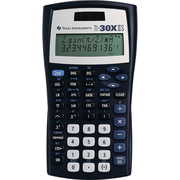  Texas Instruments Ti30xiis Dual Power Scientific Calculator - 2 Line (S)- Lcd - Battery/Solar Powered - 6.1 