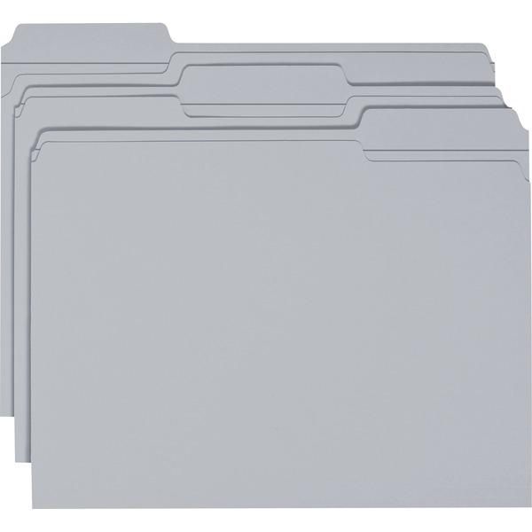 Smead File Folders with Reinforced Tab - Letter - 8 1/2