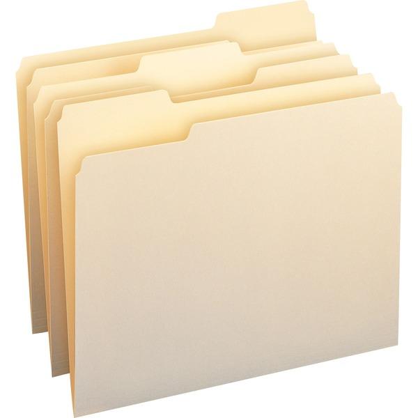  Smead File Folders With Antimicrobial Product Protection - Letter - 8 1/2 
