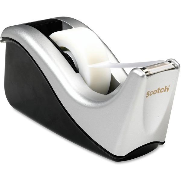 Scotch Two-tone Desktop Office Tape Dispenser - Holds Total 1 Tape(s) - 1