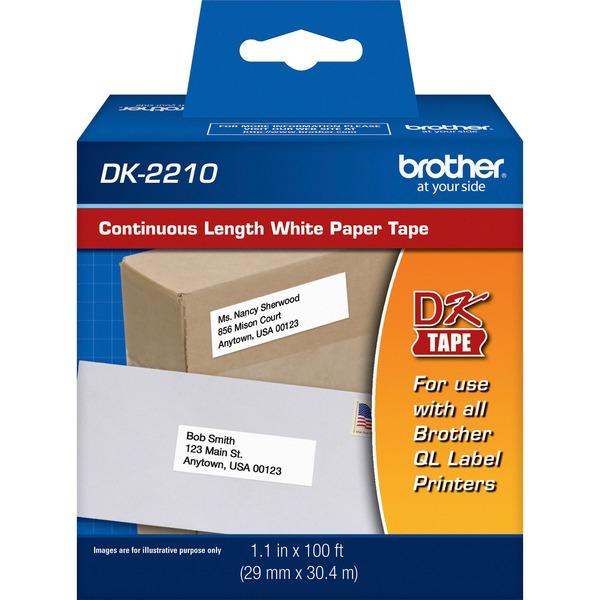 Brother DK2210 - Continuous Length Paper Tape - 1.14