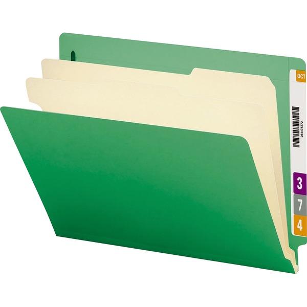 Smead End Tab Classification File Folders with Reinforced Tab - Letter - 8 1/2
