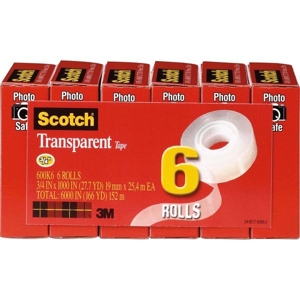 Scotch Transparent Tape - 3/4