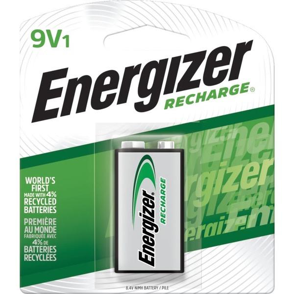  Energizer Recharge Universal Rechargeable 9v Batteries, 1 Pack - For Multipurpose - Battery Rechargeable - 9v - 9 V Dc - 150 Mah - Nickel Metal Hydride (Nimh)- 1 Each