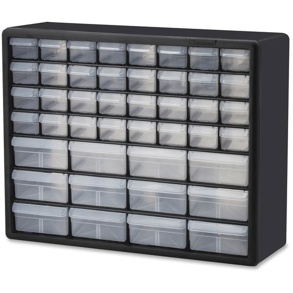 Akro-Mils 44-Drawer Plastic Storage Cabinet - 44 Compartment(s) - 15.8