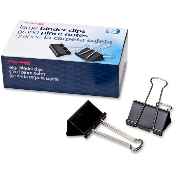  Oic Binder Clips - Large - 2 