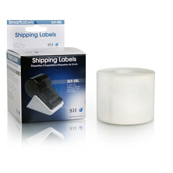 Seiko SmartLabel SLP-SRL Shipping Label - Permanent Adhesive - 2 1/8