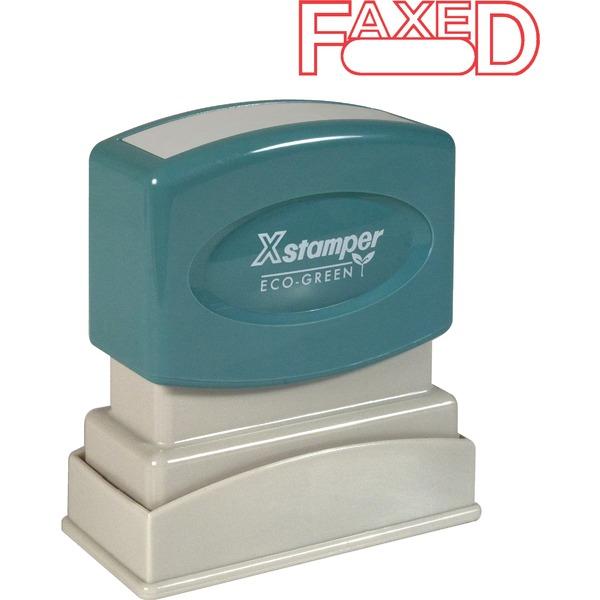 Xstamper FAXED Title Stamps - Message Stamp - 