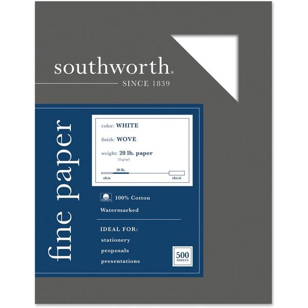 Southworth 100% Cotton Business Paper - Letter - 8 1/2
