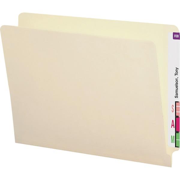 Smead End Tab File Folders with Shelf-Master Reinforced Tab - Letter - 8 1/2