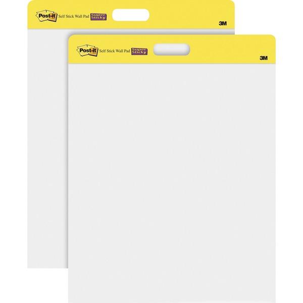 Post-it® Self-Stick Easel Pads - 20 Sheets - Plain - 2 / Pack