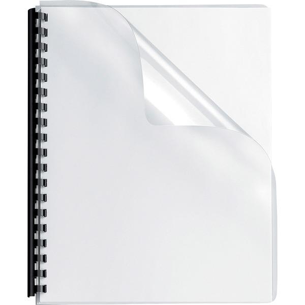 Fellowes Crystals™ Clear PVC Covers - Oversize, 25 pack - 11.3