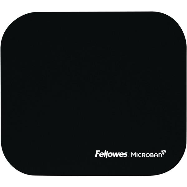  Fellowes Microban & Reg ; Mouse Pad - Black - 8 