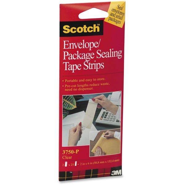 Scotch Envelope/Package Sealing Tape Strips - 6