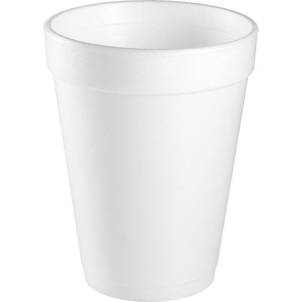 Dart Insulated Foam Cups - 14 fl oz - 1000 / Carton - White - Foam - Cold Drink, Hot Drink, Soft Drink