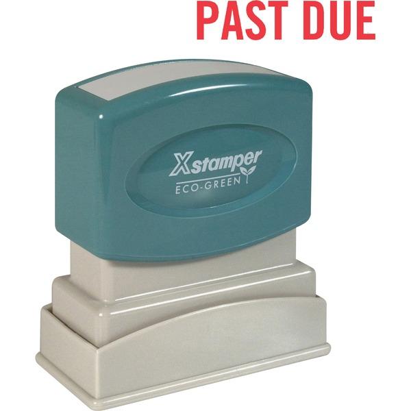 Xstamper PAST DUE Title Stamp - Message Stamp - 