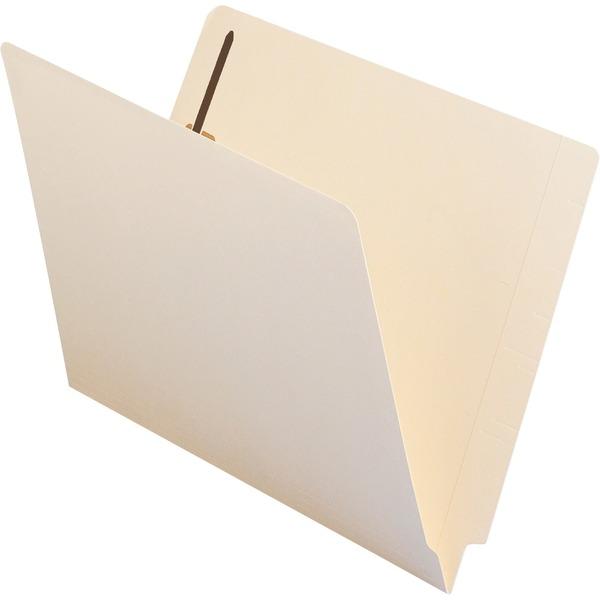 Smead Fastener File Folders with Shelf-Master Reinforced Tab - Letter - 8 1/2