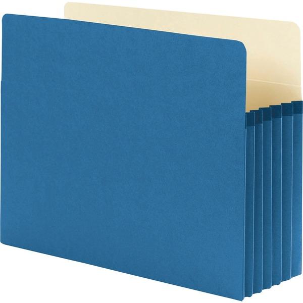 Smead Drop Front Panel Colored File Pockets - Letter - 8 1/2