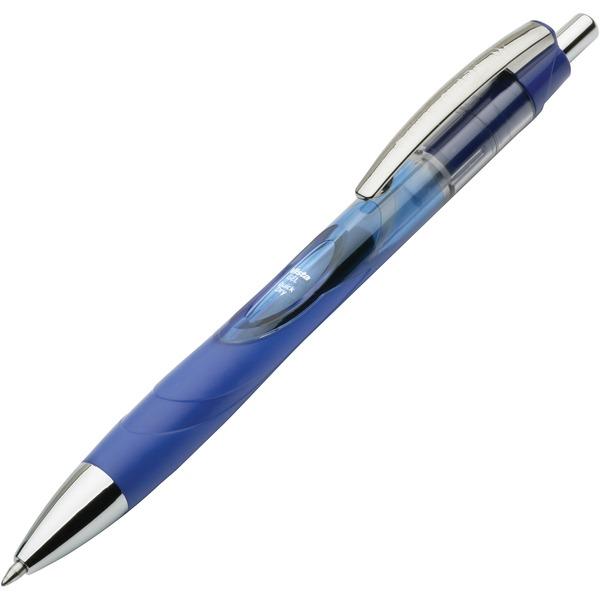 SKILCRAFT Vista Retractable Gel Pen - 0.7 mm Pen Point Size - Refillable - Retractable - Blue Gel-based Ink - 12 / Dozen