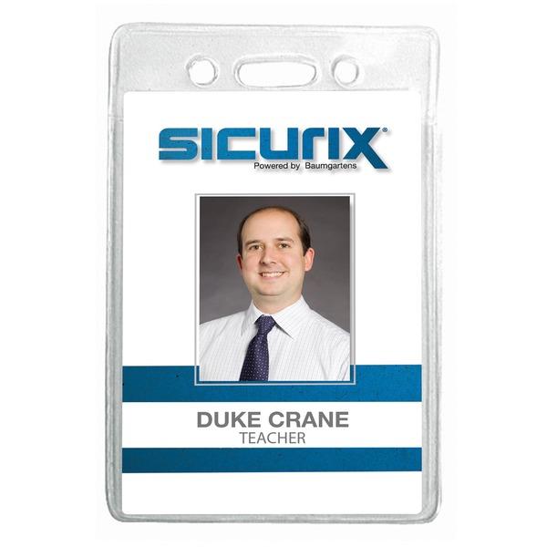 SICURIX ID Badge Holder - Vertical - 2.4