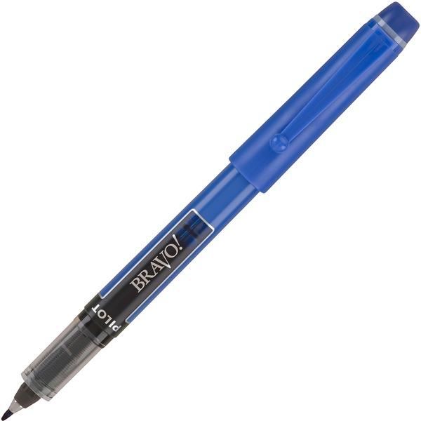 Pilot BraVo! Bravo Marker Pens - Bold Pen Point - 1 mm Pen Point Size - Blue - 1 Each