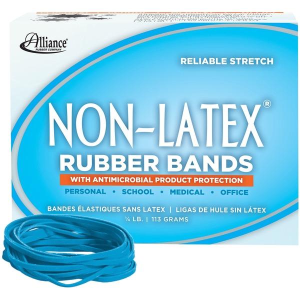 Alliance Rubber 42339 Non-Latex Rubber Bands with Antimicrobial Protection - Size #33 - 1/4 lb. box contains approx. 180 bands - 3 1/2