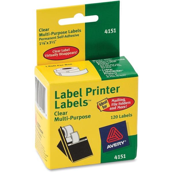 Avery® Thermal Roll Labels -1 Roll - Permanent Adhesive - 3 1/2