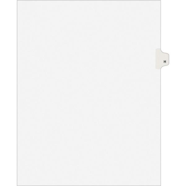  Avery & Reg ; Individual Legal Exhibit Dividers - Avery Style - 25 X Divider (S)- Printed Tab (S)- Character - H - 1 Tab (S)/ Set - 8.5 