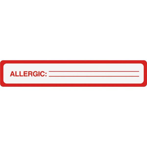 Tabbies ALLERGIC Allergy Message Labels - 5 1/2