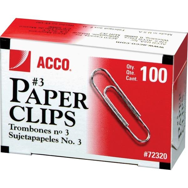 Acco Paper Clips - No. 3 - 0.9