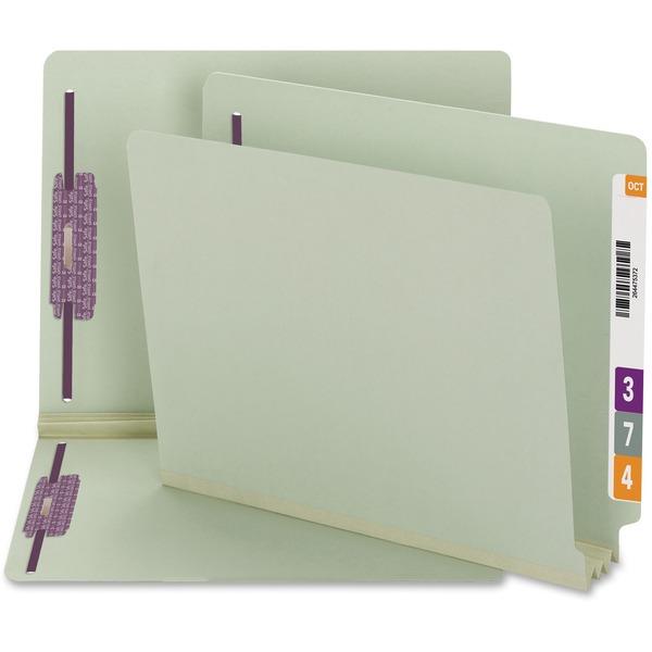 Smead File Folders with SafeShield Fastener - Letter - 8 1/2