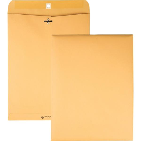 Quality Park Extra Heavy-duty Kraft Clasp Envelopes - Clasp - #97 - 10