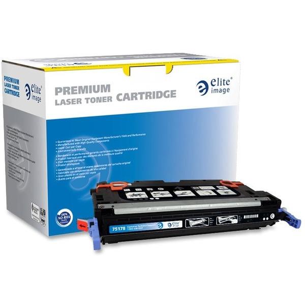 Elite Image Remanufactured Toner Cartridge - Alternative for HP 501A (Q6470A) - Laser - 6000 Pages - Black - 1 Each