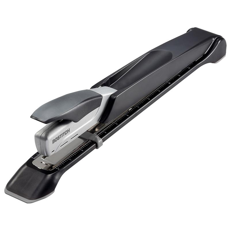 Bostitch Long Reach 25 Stapler - 25 Sheets Capacity - 210 Staple Capacity - Full Strip - 1/4