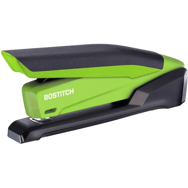 Bostitch InPower 20 Spring-Powered Desktop Stapler - 20 Sheets Capacity - 210 Staple Capacity - Full Strip - Green