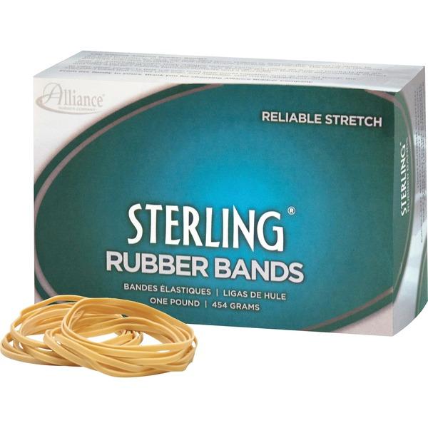 Alliance Rubber 24195 Sterling Rubber Bands - Size #19 - Approx. 1700 Bands - 3 1/2