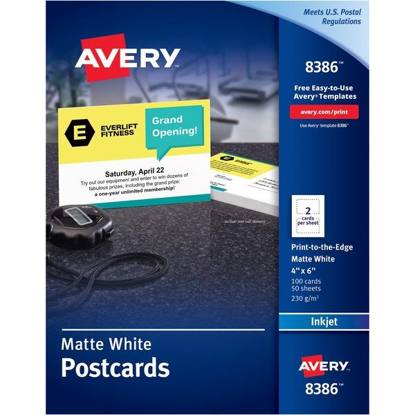 Avery® Inkjet Print Invitation Card - 4