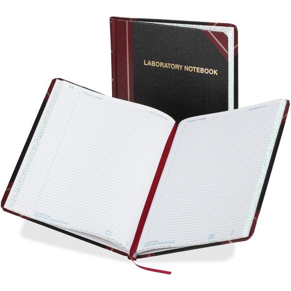Boorum & Pease Boorum Laboratory Record Notebooks - 150 Sheets - Sewn - 8 1/8
