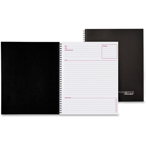 Mead Limited Meeting Notebooks - Letter - 80 Sheets - Wire Bound - 8 1/2