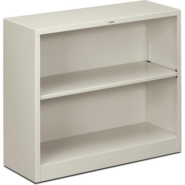 HON Brigade 2-Shelf Steel Bookcase - 34.5