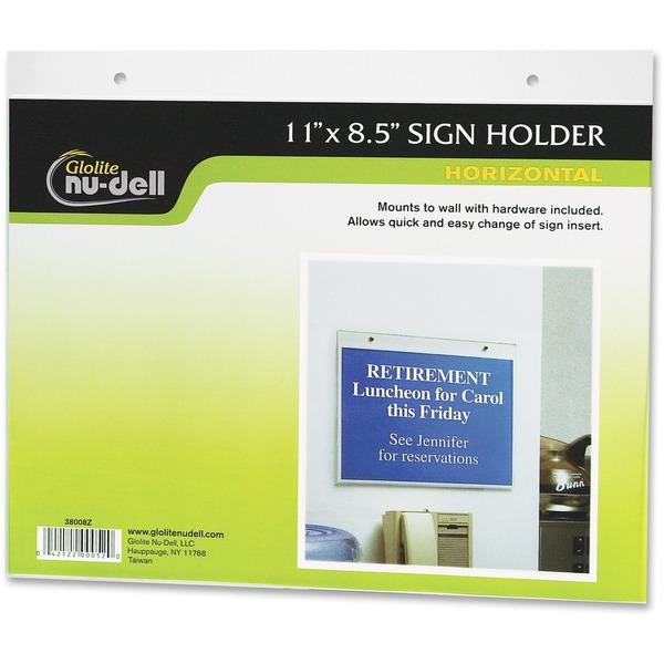 NuDell Acrylic Sign Holders - Support 11