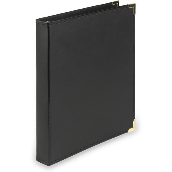 Samsill Leatherlike Classic Collection Round Ring Binder - 1