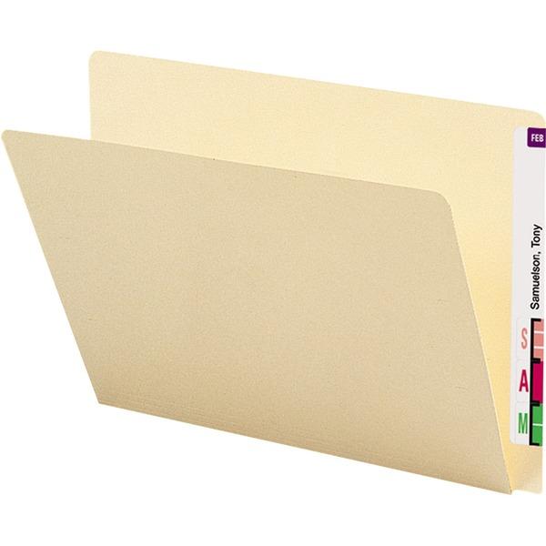 Smead End Tab File Folders with Extended Tab - Letter - 8 1/2