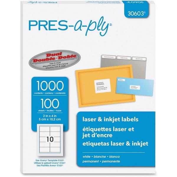 PRES-a-ply PRES-a-ply White Labels, 2