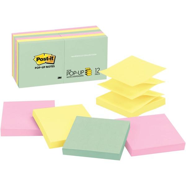 Post-it® Pop-up Notes - Marseille Color Collection - 1200 - 3