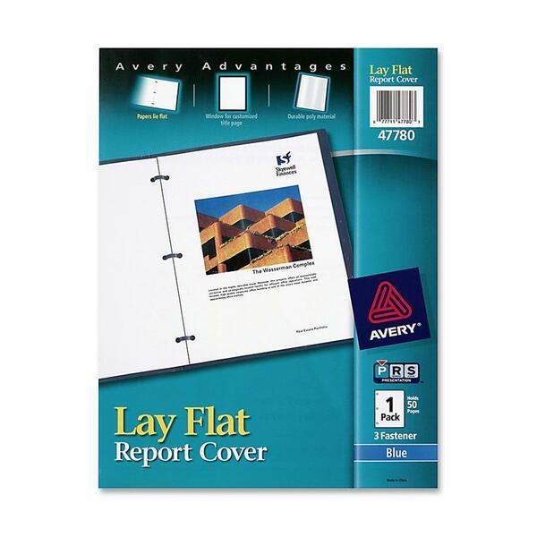  Avery & Reg ; Lay Flat View Report Cover With Flexible Fastener - 1/2 