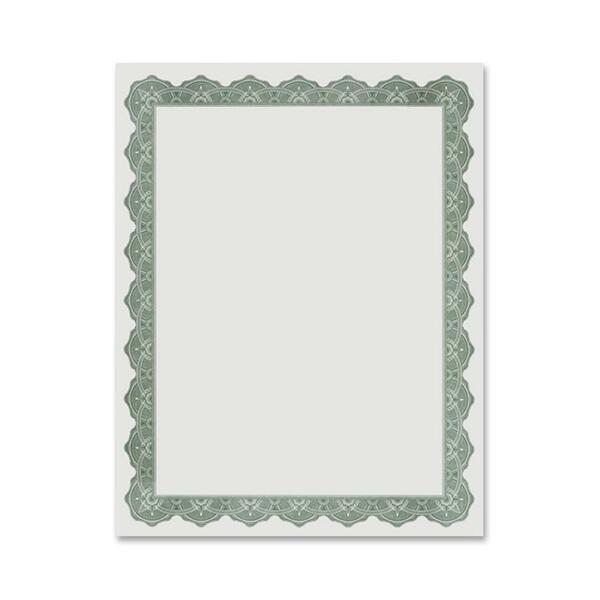 Geographics Blank Award Parchment Certificates - 24 lb - 8.50