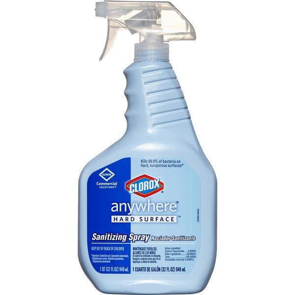 Clorox Anywhere Hard Surface Sanitizing Spray - Spray - 32 fl oz (1 quart) - 1 Each