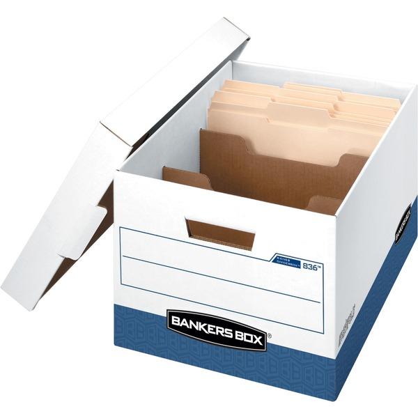 Bankers Box R-Kive DividerBox File Storage Box - Internal Dimensions: 12